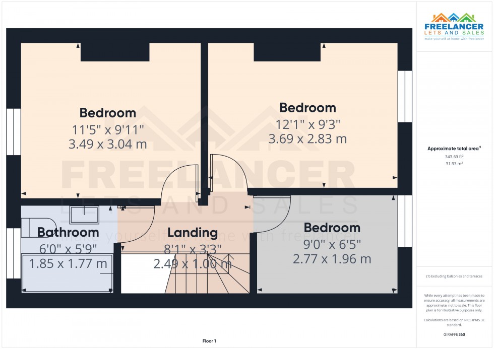 Floorplan for Newport, Gwent